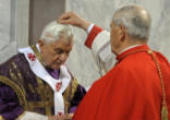 Image of Pope Benedict XVI, penitent and pilgrim