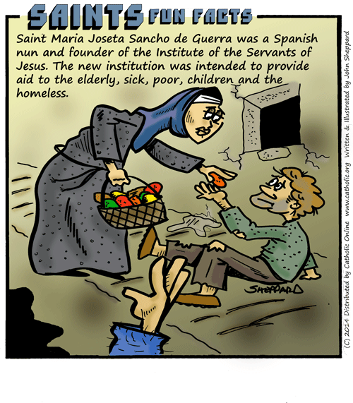 Saints Fun Facts for St. Maria Josefa Sancho de Guerra