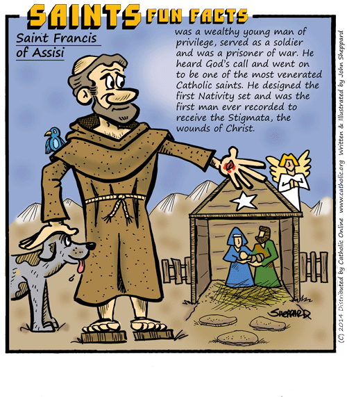 Saints Fun Facts for St. Francis of Assisi