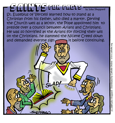 Saints Fun Facts for St. Eusebius of Vercelli