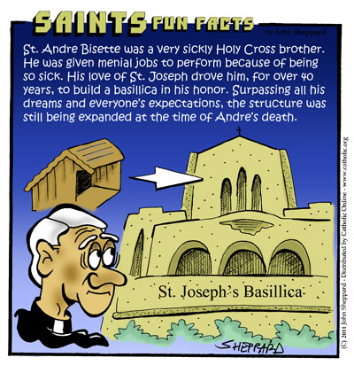 Saints Fun Facts for St. Andre Bessette