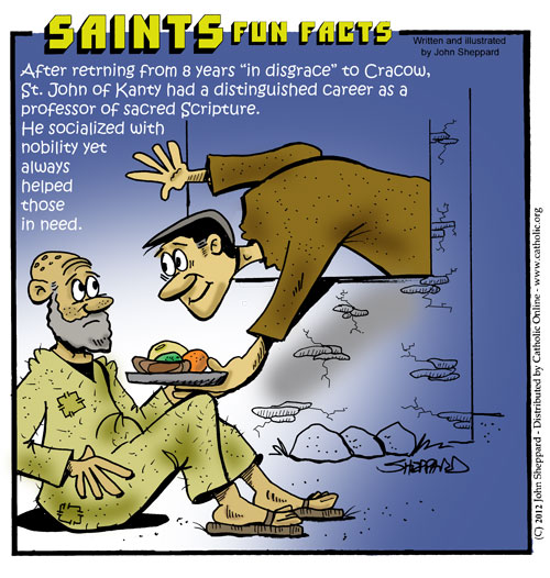 St. John of Kanty Saints Fun Facts for St. John of Kanty
