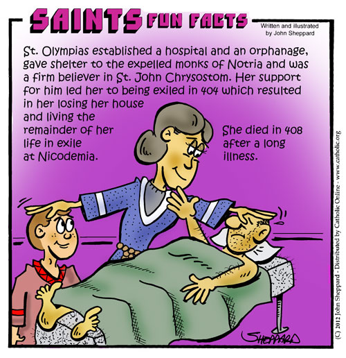 Saints Fun Facts for St. Olympias