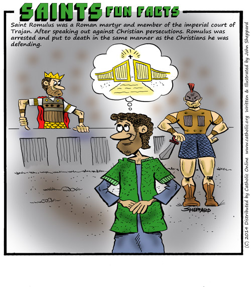 St. Romulus Saints Fun Facts for St. Romulus