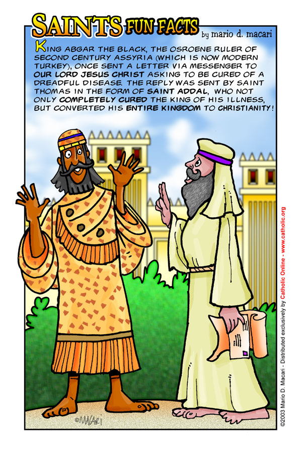 Saints Fun Facts for St. Addal