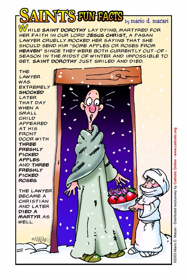 Saints Fun Facts for St. Dorothy