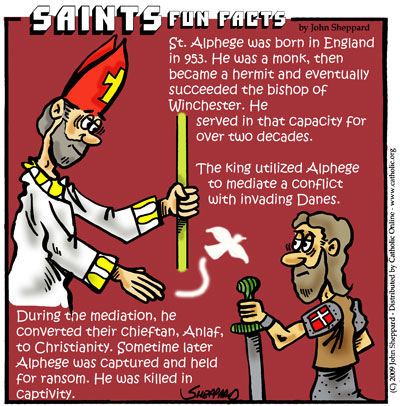 St. Alphege Saints Fun Facts for St. Alphege
